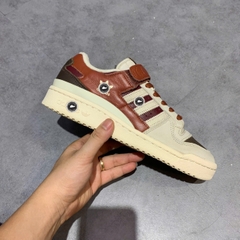 ADIDAS ORIGINALS FORUM 84 LOW CANYON RUST 'WHITE DARK BROWN' GX4539 SIZE 40 GIÀY 2HAND CHÍNH HÃNG