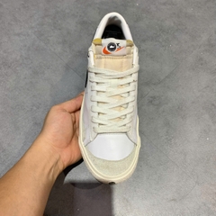 NIKE BLAZER LOW '77 VINTAGE WHITE BLACK DA6364-101 SIZE 40 GIÀY 2HAND CHÍNH HÃNG