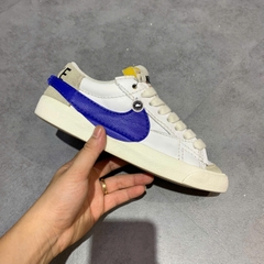 NIKE BLAZER LOW '77 JUMBO 'WHITE OLD ROYAL' DQ8768-100 SIZE 40 GIÀY 2HAND CHÍNH HÃNG