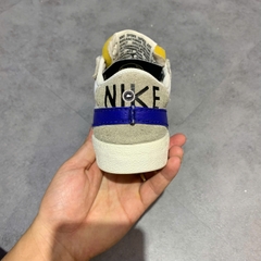 NIKE BLAZER LOW '77 JUMBO 'WHITE OLD ROYAL' DQ8768-100 SIZE 40 GIÀY 2HAND CHÍNH HÃNG