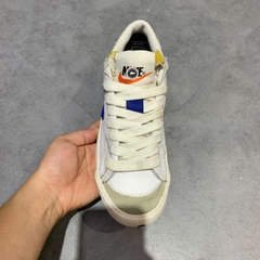 NIKE BLAZER LOW '77 JUMBO 'WHITE OLD ROYAL' DQ8768-100 SIZE 40 GIÀY 2HAND CHÍNH HÃNG