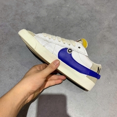 NIKE BLAZER LOW '77 JUMBO 'WHITE OLD ROYAL' DQ8768-100 SIZE 40 GIÀY 2HAND CHÍNH HÃNG
