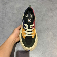 FILA CANVAS LOW NONSLIP DURABLE SHOES 'BLUE GREEN ORANGE' F12M322301FMR SIZE 40.5 GIÀY 2HAND CHÍNH HÃNG