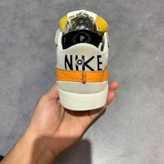 NIKE BLAZER LOW '77 JUMBO 'WHITE ALPHA ORANGE' DN2158-100 SIZE 40.5 GIÀY 2HAND CHÍNH HÃNG