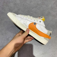 NIKE BLAZER LOW '77 JUMBO 'WHITE ALPHA ORANGE' DN2158-100 SIZE 40.5 GIÀY 2HAND CHÍNH HÃNG