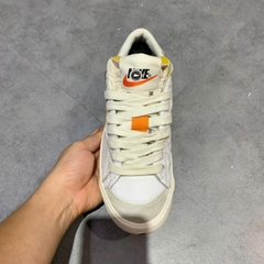 NIKE BLAZER LOW '77 JUMBO 'WHITE ALPHA ORANGE' DN2158-100 SIZE 40.5 GIÀY 2HAND CHÍNH HÃNG