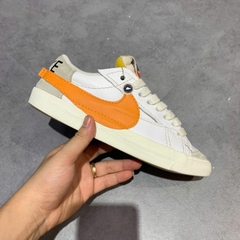 NIKE BLAZER LOW '77 JUMBO 'WHITE ALPHA ORANGE' DN2158-100 SIZE 40.5 GIÀY 2HAND CHÍNH HÃNG