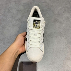 ADIDAS SUPERSTAR "FOOTWEAR WHITE/CORE BLACK" EG4958 SIZE 40 GIÀY 2HAND CHÍNH HÃNG