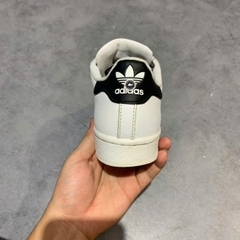 ADIDAS SUPERSTAR "FOOTWEAR WHITE/CORE BLACK" EG4958 SIZE 40 GIÀY 2HAND CHÍNH HÃNG