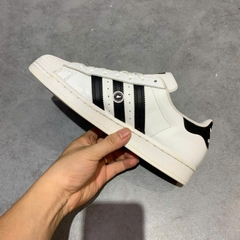 ADIDAS SUPERSTAR "FOOTWEAR WHITE/CORE BLACK" EG4958 SIZE 40 GIÀY 2HAND CHÍNH HÃNG
