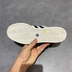 ADIDAS SUPERSTAR "FOOTWEAR WHITE/CORE BLACK" EG4958 SIZE 40 GIÀY 2HAND CHÍNH HÃNG