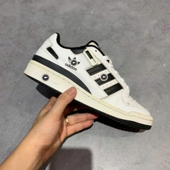 ADIDAS FORUM LOW 'WHITE BLACK' FY7757 SIZE 40 2/3 – GIÀY 2HAND