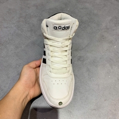 ADIDAS HOOPS 2.0 MID 'WHITE BLACK' – SIZE 41 1/3 – GIÀY 2HAND CHÍNH HÃNG