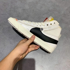 NIKE BLAZER MID ’77 JUMBO WHITE BLACK DD3111-100 SIZE 42 GIÀY 2HAND CHÍNH HÃNG