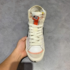 NIKE BLAZER MID ’77 JUMBO WHITE BLACK DD3111-100 SIZE 42 GIÀY 2HAND CHÍNH HÃNG