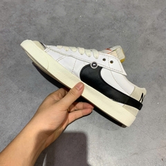 NIKE BLAZER LOW ’77 JUMBO WHITE ALPHA ORANGE GREY FOG DN2158-101 SIZE 41 GIÀY 2HAND CHÍNH HÃNG