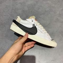 NIKE BLAZER LOW '77 JUMBO 'WHITE ALPHA ORANGE GREY FOG' DN2158-101 SIZE 41 GIÀY 2HAND