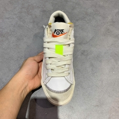 NIKE BLAZER LOW '77 JUMBO 'WHITE ALPHA ORANGE GREY FOG' DN2158-101 SIZE 41 GIÀY 2HAND