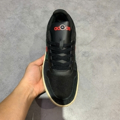 ADIDAS HOOPS 2.0 'BLACK SCARLET GREEN' FY5208 SIZE 41 1/3 GIÀY 2HAND