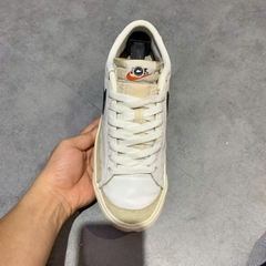 NIKE BLAZER LOW '77 VINTAGE WHITE/SAIL/BLACK DA6364-101 SIZE 41 GIÀY 2HAND