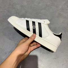 ADIDAS SUPERSTAR WHITE BLACK C77124 SIZE 41 1/3 GIÀY 2HAND CHÍNH HÃNG
