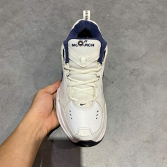 NIKE AIR MONARCH IV WHITE METALLIC SILVER 415445-102 SIZE 41 GIÀY 2HAND CHÍNH HÃNG