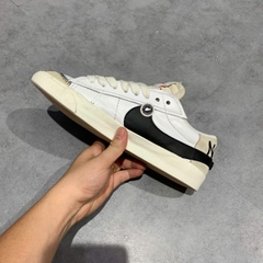 NIKE BLAZER LOW ’77 JUMBO WHITE SAILED BLACK – DN2158‑101 SIZE 42.5 – GIÀY 2HAND CHÍNH HÃNG
