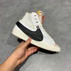 NIKE BLAZER MID ’77 JUMBO WHITE BLACK SAIL – DQ1471 100 – GIÀY 2HAND CHÍNH HÃNG [PVN19167]