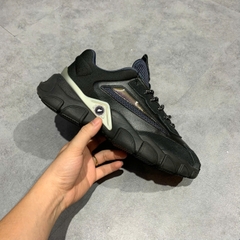 FILA FASHION SNEAKERS LOW TOP RUNNING SHOES 'BLACK GREY' GIÀY 2HAND CHÍNH HÃNG [PVN19279]
