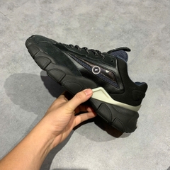 FILA FASHION SNEAKERS LOW TOP RUNNING SHOES 'BLACK GREY' GIÀY 2HAND CHÍNH HÃNG [PVN19279]