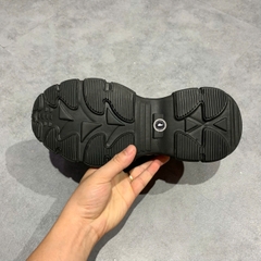FILA FASHION SNEAKERS LOW TOP RUNNING SHOES 'BLACK GREY' GIÀY 2HAND CHÍNH HÃNG [PVN19279]