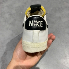 NIKE BLAZER LOW ’77 WHITE BLACK – DC4769 102 – GIÀY 2HAND CHÍNH HÃNG [PVN19470]