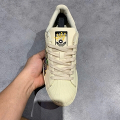 ADIDAS SUPERSTAR WHITE PURPLE GREEN – GW4443 SIZE 40 2/3 – GIÀY 2HAND CHÍNH HÃNG