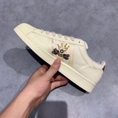 ADIDAS SUPERSTAR WHITE PURPLE GREEN – GW4443 SIZE 40 2/3 – GIÀY 2HAND CHÍNH HÃNG