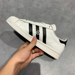 ADIDAS SUPERSTAR CLOUD WHITE/CORE BLACK – EG4958 SIZE 40 – GIÀY 2HAND CHÍNH HÃNG