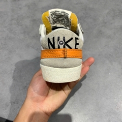 NIKE BLAZER LOW ’77 JUMBO WHITE ALPHA ORANGE – DN2158 100 SIZE 40.5 – GIÀY 2HAND CHÍNH HÃNG
