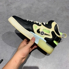 NIKE AIR FORCE 1 MID REACT “BLACK NEON” DQ1872-100 SIZE 41 GIÀY 2HAND CHÍNH HÃNG PVN19758