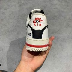 NIKE AIR FORCE 1 REACT D/MS/X CD4366-100 (White/Black-University Red) SIZE 40 GIÀY 2HAND CHÍNH HÃNG PVN19809
