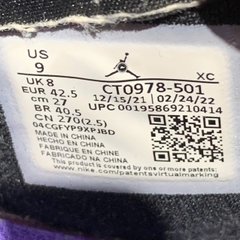 NIKE AIR JORDAN 1 HIGH ZOOM CMFT 'CRATER PURPLE' CT0978-501 SIZE 42.5 GIÀY 2HAND CHÍNH HÃNG PVN19760