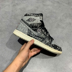 NIKE AIR JORDAN 1 HIGH OG ‘REBELLIONAIRE’ 555088-036 SIZE 41 GIÀY 2HAND CHÍNH HÃNG PVN19842