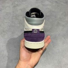 NIKE AIR JORDAN 1 MID SE 'VARSITY PURPLE' 852542-105 SIZE 40 GIÀY 2HAND CHÍNH HÃNG PVN19770