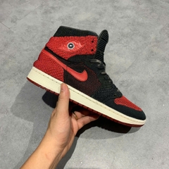 AIR JORDAN 1 RETRO HIGH FLYKNIT BRED 919704-001 SIZE 42 GIÀY 2HAND CHÍNH HÃNG PVN19732