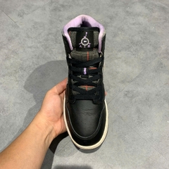 AIR JORDAN 1 MID SE HOUNDSTOOTH DC7226-015 SIZE 40 GIÀY 2HAND CHÍNH HÃNG PVN19797