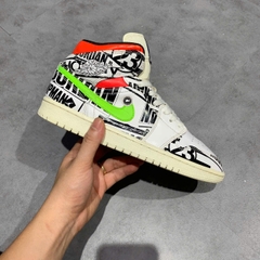 AIR JORDAN 1 LOW WHITE - 554724-119 - SIZE 41  GIÀY 2HAND CHÍNH HÃNG - PVN19805