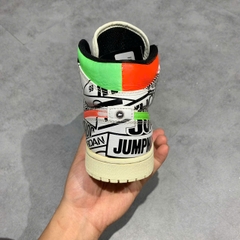 AIR JORDAN 1 LOW WHITE - 554724-119 - SIZE 41  GIÀY 2HAND CHÍNH HÃNG - PVN19805