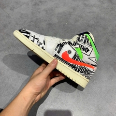 AIR JORDAN 1 LOW WHITE - 554724-119 - SIZE 41  GIÀY 2HAND CHÍNH HÃNG - PVN19805