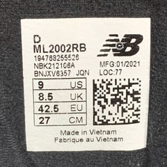 NEW BALANCE 2002R ML2002RB SIZE 42.5 GIÀY 2HAND CHÍNH HÃNG PVN19878