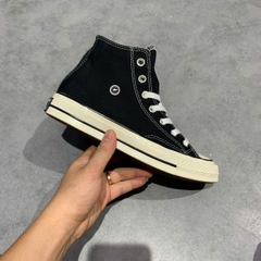 CONVERSE CHUCK TAYLOR ALL-STAR 70 HI BLACK EGRET 162050C SIZE 38 GIÀY 2HAND CHÍNH HÃNG PVN20177