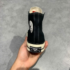 CONVERSE CHUCK TAYLOR ALL-STAR 70 HI BLACK EGRET 162050C SIZE 38 GIÀY 2HAND CHÍNH HÃNG PVN20177