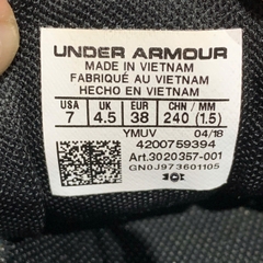 UNDER ARMOUR CHARGED BANDIT 4 3020357-001 SIZE 38 GIÀY 2HAND CHÍNH HÃNG PVN20209